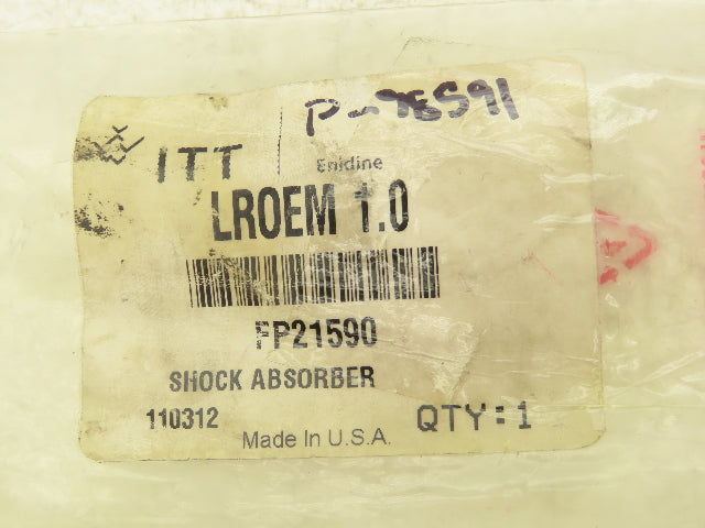 Enidine ECO LROEM 1.0 Adjustable Hydraulic Shock 0.75" Bore 1" Stroke 1"-12 UNF