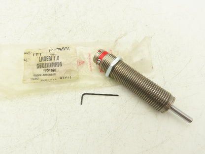 Enidine ECO LROEM 1.0 Adjustable Hydraulic Shock 0.75" Bore 1" Stroke 1"-12 UNF