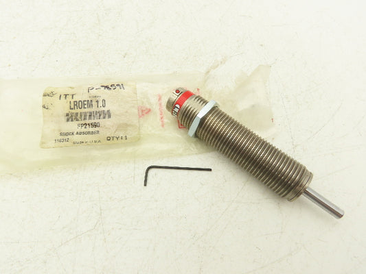 Enidine ECO LROEM 1.0 Adjustable Hydraulic Shock 0.75" Bore 1" Stroke 1"-12 UNF