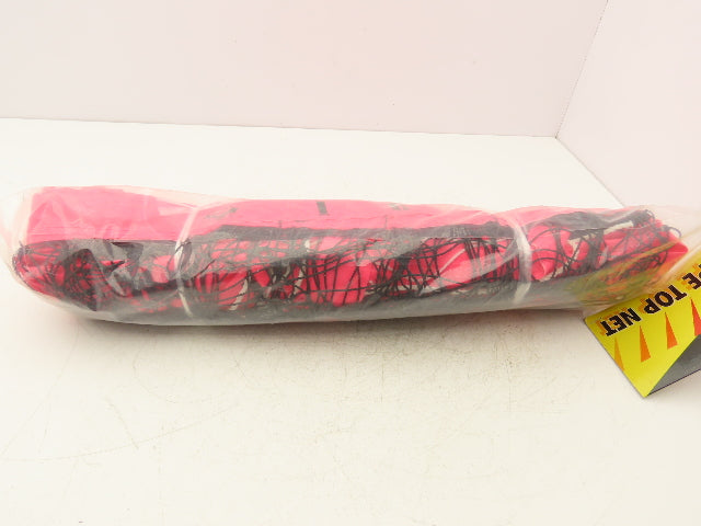 IDIG High Visibility Volleyball Net Hot Pink 32' x 3' Rope Top Net Regulation