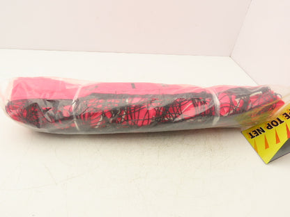 IDIG High Visibility Volleyball Net Hot Pink 32' x 3' Rope Top Net Regulation