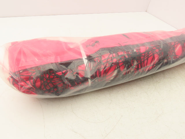 IDIG High Visibility Volleyball Net Hot Pink 32' x 3' Rope Top Net Regulation