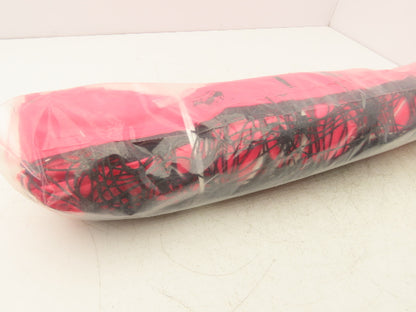 IDIG High Visibility Volleyball Net Hot Pink 32' x 3' Rope Top Net Regulation