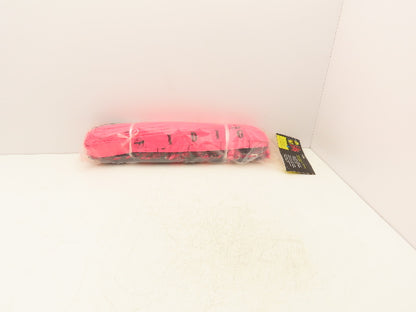 IDIG High Visibility Volleyball Net Hot Pink 32' x 3' Rope Top Net Regulation