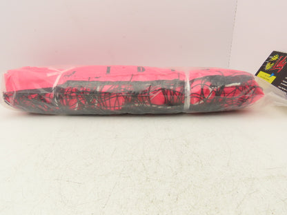 IDIG High Visibility Volleyball Net Hot Pink 32' x 3' Rope Top Net Regulation