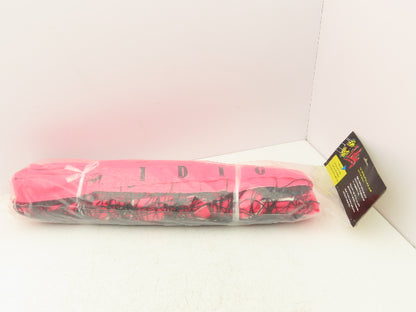 IDIG High Visibility Volleyball Net Hot Pink 32' x 3' Rope Top Net Regulation