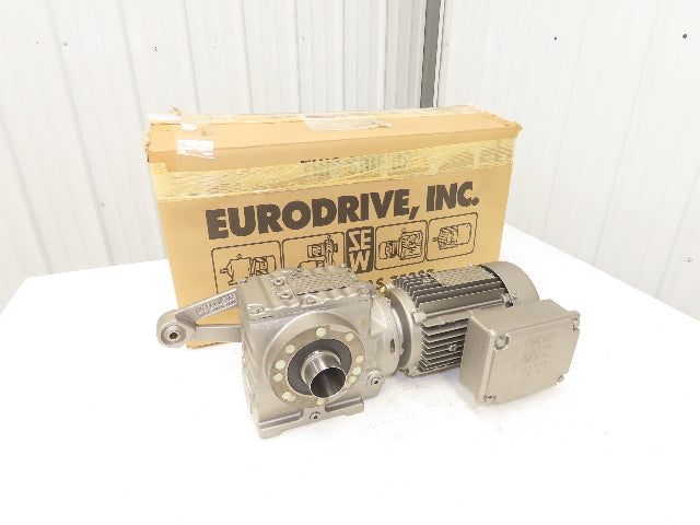 Sew Eurodrive ST57TDT80K4 Gearmotor 7.28 Ratio 234RPM .75Hp 230/460 Hollow Shaft