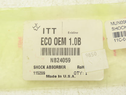 Enidine ECO OEM 1.0B Adjustable Hydraulic Shock 0.75" Bore 1" Stroke 1"-12 UNF