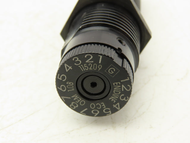 Enidine ECO OEM 1.0B Adjustable Hydraulic Shock 0.75" Bore 1" Stroke 1"-12 UNF