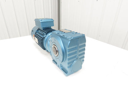 Sew Eurodrive SA67DT100LS4BMG4HR Brake Gearmotor 19-115 RPM 3Hp 230/460V 15.6:1