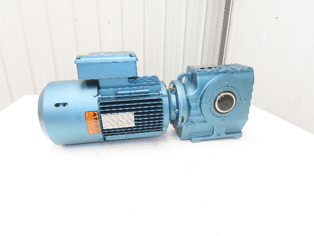 Sew Eurodrive SA67DT100LS4BMG4HR Brake Gearmotor 19-115 RPM 3Hp 230/460V 15.6:1
