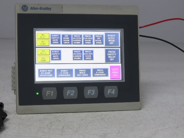 Allen Bradley 2711R-T4T PanelView 800 HMI Control Terminal 4" Touch Screen Ser A