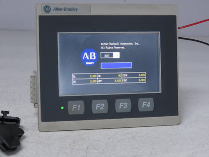 Allen Bradley 2711R-T4T PanelView 800 HMI Control Terminal 4" Touch Screen Ser A