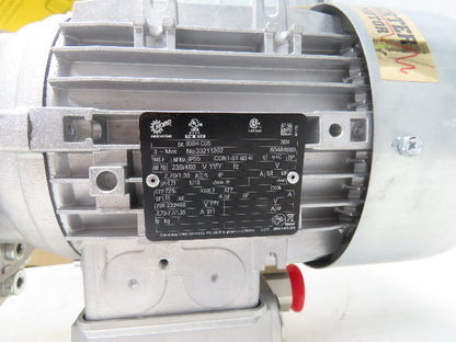 Nord SK 92372.1ABD-80S/4 CUS Gearmotor 25:1 68rpm .75Hp 230/460V Hollow Shaft
