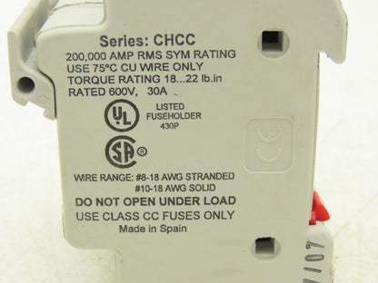 Bussmann CHCC2DI CHCC3DI CHCC Modular Fuse Holder 30A 600V 3 Pole Lot of 7