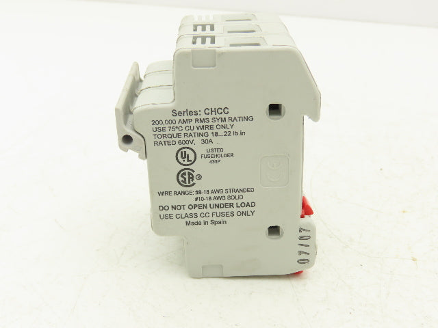 Bussmann CHCC2DI CHCC3DI CHCC Modular Fuse Holder 30A 600V 3 Pole Lot of 7