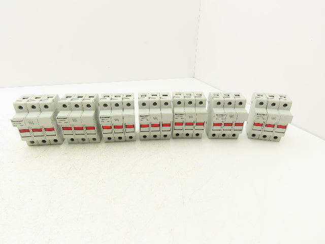 Bussmann CHCC2DI CHCC3DI CHCC Modular Fuse Holder 30A 600V 3 Pole Lot of 7
