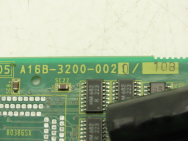 Fanuc A16B-3200-0020/10B Printed Circuit Board PCB Slot Card Holder Module