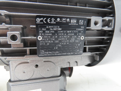 Nord SK 12-90SP/4 CUS TW Inline Gearmotor 5.79 Ratio 301 RPM 1.5Hp 230/460V 3PH
