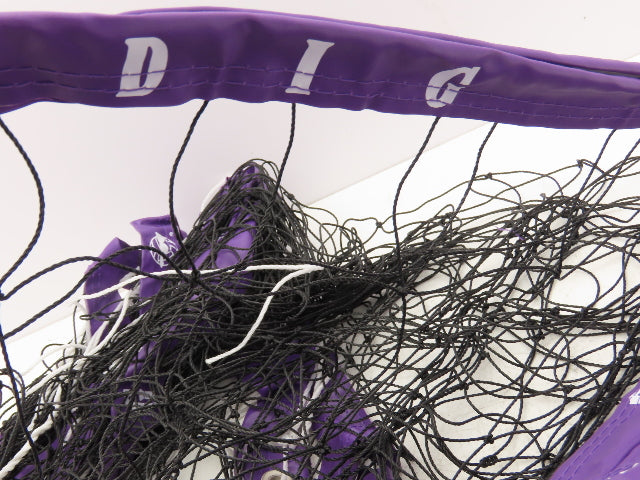 IDIG High Visibility Volleyball Net Purple 32' x 3' Rope Top Net Regulation