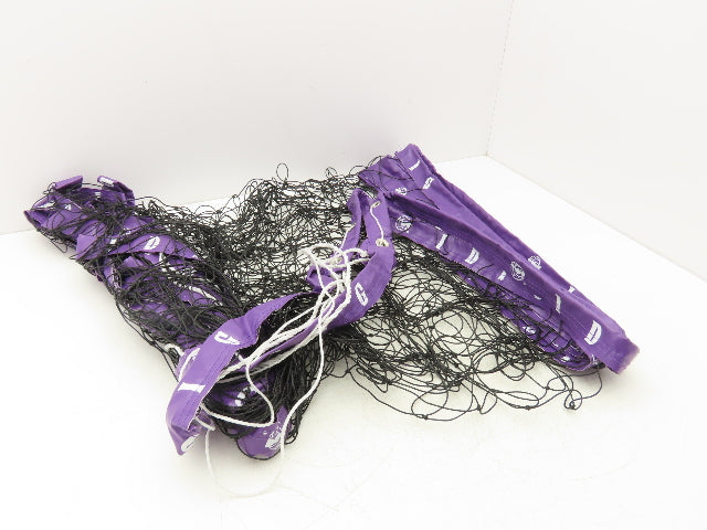 IDIG High Visibility Volleyball Net Purple 32' x 3' Rope Top Net Regulation