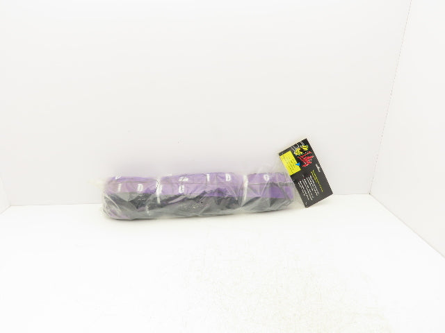 IDIG High Visibility Volleyball Net Purple 32' x 3' Rope Top Net Regulation