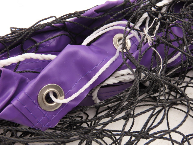 IDIG High Visibility Volleyball Net Purple 32' x 3' Rope Top Net Regulation