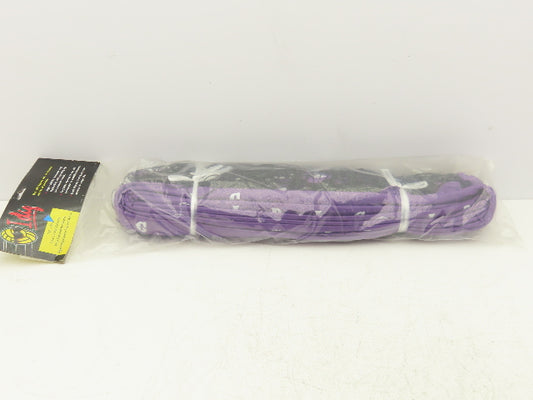 IDIG High Visibility Volleyball Net Purple 32' x 3' Rope Top Net Regulation