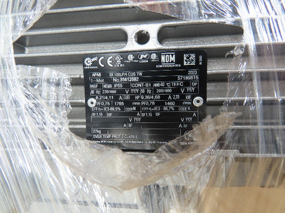 Nord SK 93772.1ABD-100LP/4 CUS Gearmotor 141rpm 3Hp 230/460V 12.5:1 Hollow Shaft