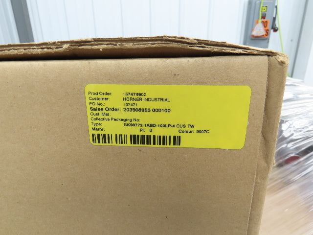 Nord SK 93772.1ABD-100LP/4 CUS Gearmotor 141rpm 3Hp 230/460V 12.5:1 Hollow Shaft