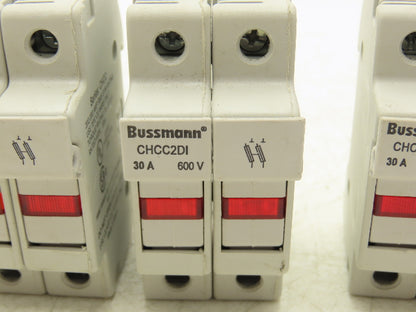 Bussmann CHCC2DI CHCC2DI CHCC Modular Fuse Holder 30A 600V 2 Pole Lot of 7