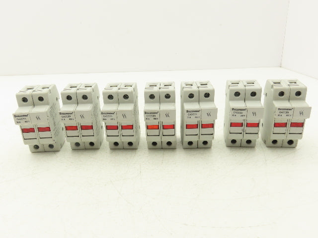 Bussmann CHCC2DI CHCC2DI CHCC Modular Fuse Holder 30A 600V 2 Pole Lot of 7