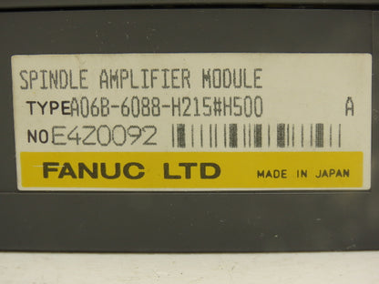 Fanuc A06B-6088-H215#H500 Power Supply Module 325V 17.5kW Rev A