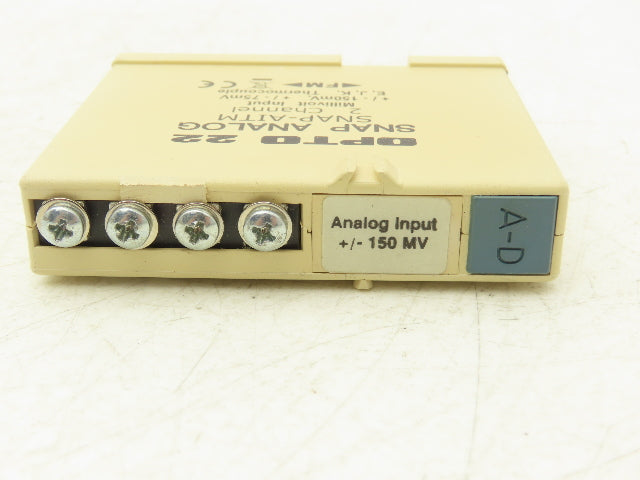 OPTO 22 SNAP-AITM Analog Input Module 2 Isolated Channel Thermocouple Type E J K