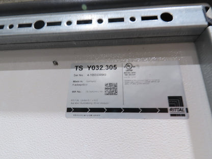 Rittal 4-Door Freestanding Electrical Enclosure Control Panel 1800x2800x500mm