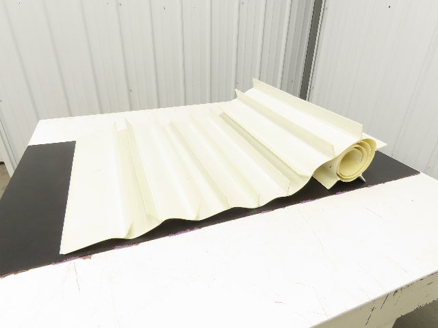Conair CBW P-63295 Cleated Conveyor Belt 25" Width 75" Length 1.75" Cleat Height