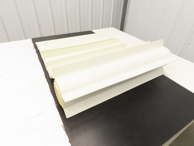Conair CBW P-63295 Cleated Conveyor Belt 25" Width 75" Length 1.75" Cleat Height