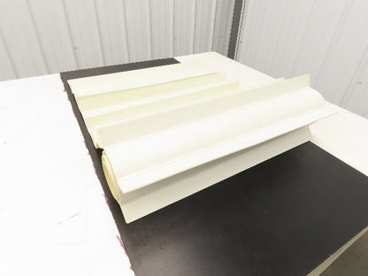 Conair CBW P-63295 Cleated Conveyor Belt 25" Width 75" Length 1.75" Cleat Height