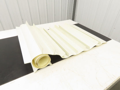Conair CBW P-63295 Cleated Conveyor Belt 25" Width 75" Length 1.75" Cleat Height