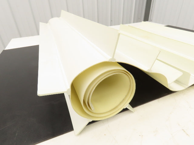Conair CBW P-63295 Cleated Conveyor Belt 25" Width 75" Length 1.75" Cleat Height