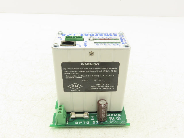 OPTO 22 SNAP-B3000-ENET Ethernet I/O Processor Brain W 12 Module Mounting Rack