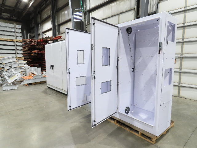 Saginaw SCE 90XM7824-2 Freestanding Electrical Enclosure 90x78x24" Dual Door