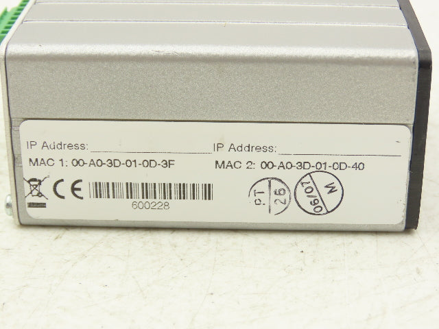 OPTO 22 SNAP-PAC-R1 Programmable Automation Controller Rack Mount w/Ethernet