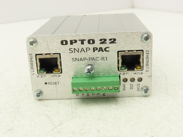 OPTO 22 SNAP-PAC-R1 Programmable Automation Controller Rack Mount w/Ethernet