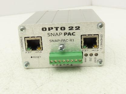 OPTO 22 SNAP-PAC-R1 Programmable Automation Controller Rack Mount w/Ethernet