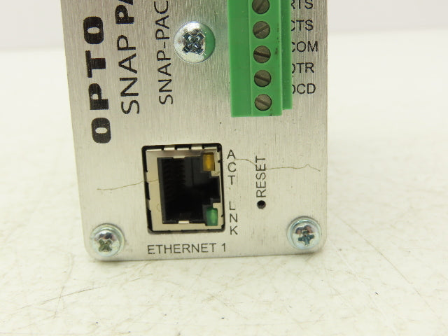 OPTO 22 SNAP-PAC-R1 Programmable Automation Controller Rack Mount w/Ethernet