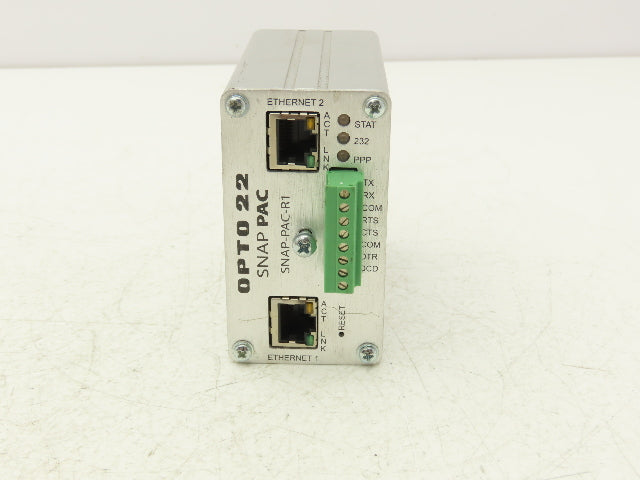 OPTO 22 SNAP-PAC-R1 Programmable Automation Controller Rack Mount w/Ethernet