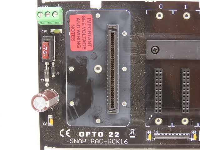 OPTO 22 SNAP-PAC-RCK16 Mounting Rack 16-Module I/O & Will Mount 1 Brain