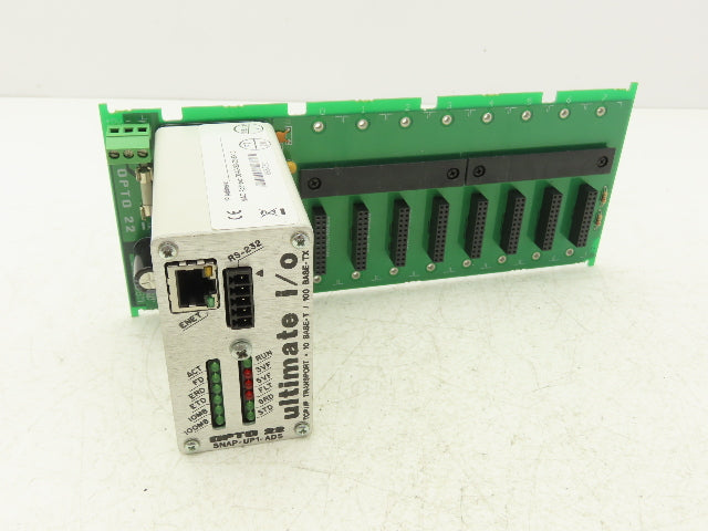OPTO 22 SNAP-UP1-ADS Ethernet I/O Processor Brain W/8 Module Mounting Rack