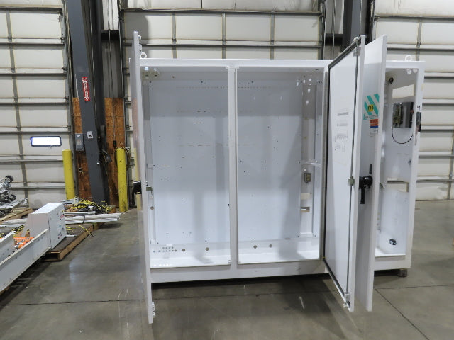 Hoffman A90XM3EW24 Free Standing Electrical Enclosure 3 Door 90x119x24"